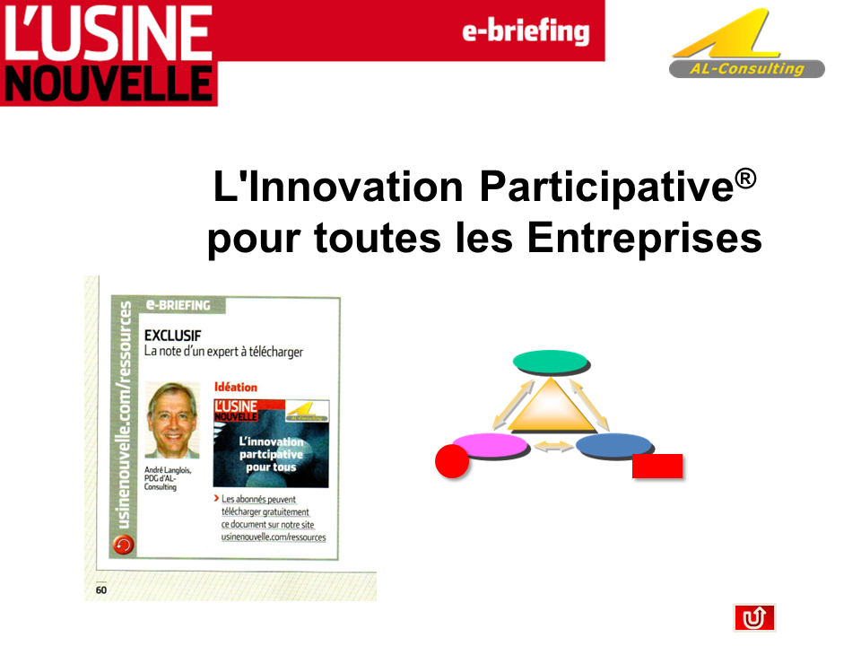e-briefing innovation participative pour tous Usine Nouvelle AL Consulting